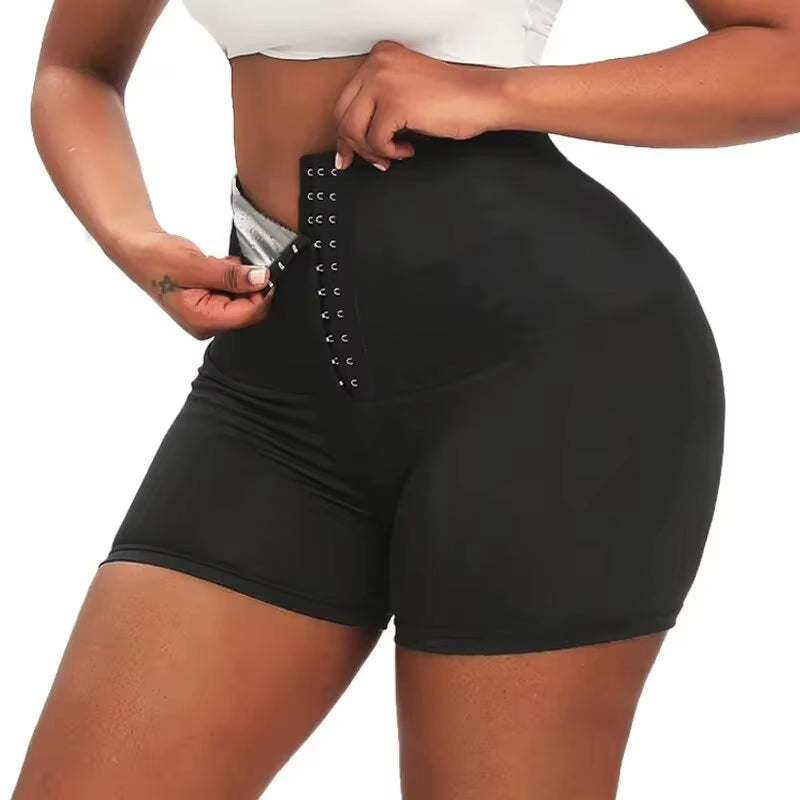 Sweat Sauna Pants Body Shaper Weight Loss Slimming Shorts Shapewear Women Waist Trainer Hot Thermo Sweat Pants Fitness